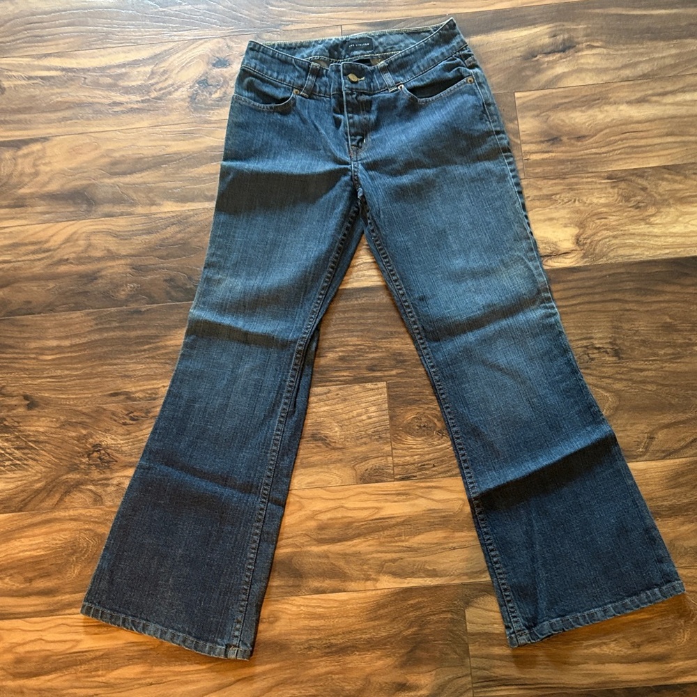 Stylish Dark Blue Flare Jeans for Women